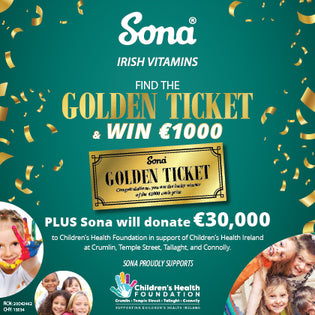  Sona's GOLDEN TICKET campaign in aid of Children’s Health Foundation