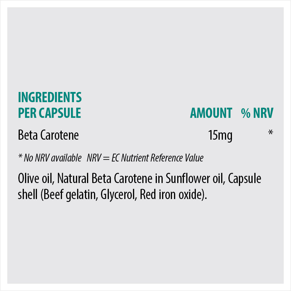 Beta Carotene - Natural Beta Carotene Capsules