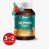 Sona Lecithin obtained from soya beans. Rich in phosphatidyl choline and inositol, two of the most important nutrients in the control of dietary fats.
