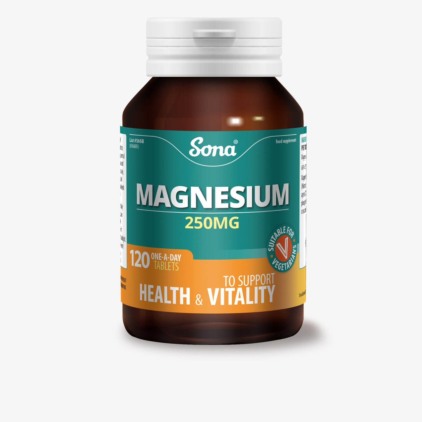 Magnesium - 250mg (60 / 120 Tablets)