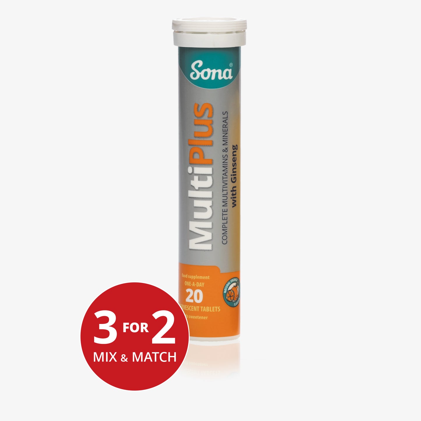 MultiPlus Effervescent - Complete Multivitamin with Ginseng
