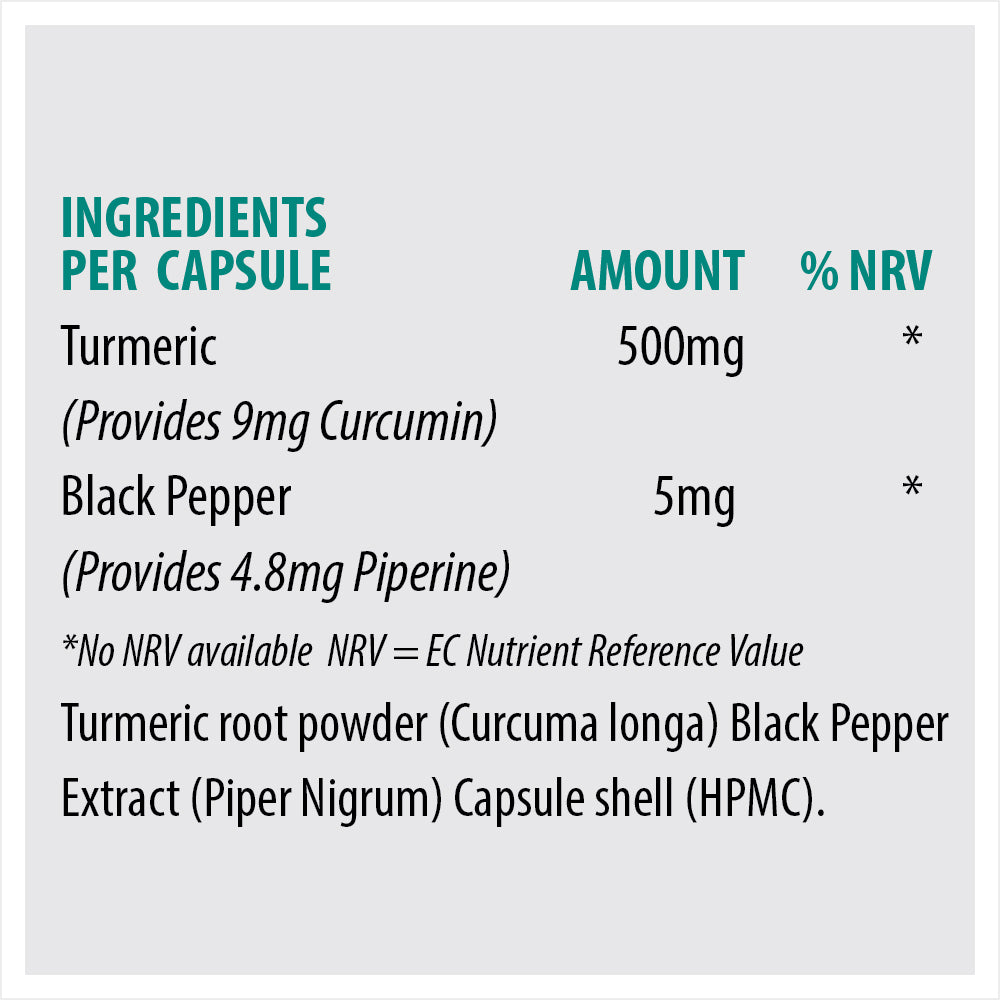 Turmeric 500mg with Black Pepper