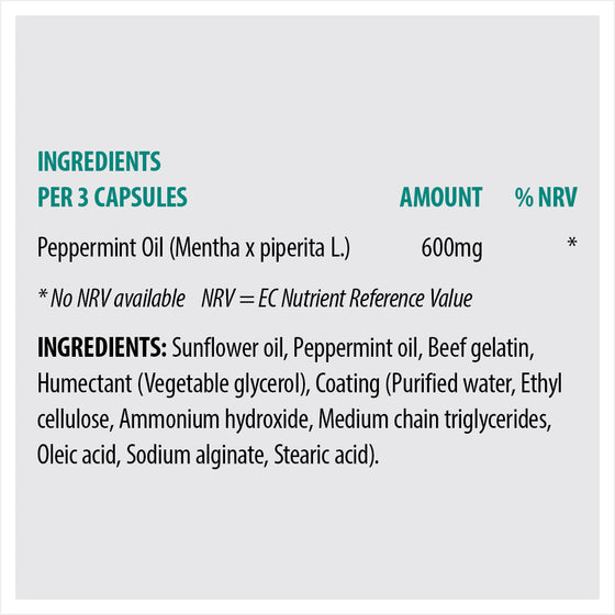 Peppermint Oil - Gastric Resistant Capsules