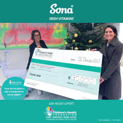 Sona's GOLDEN TICKET winner & support of Children’s Health Foundation