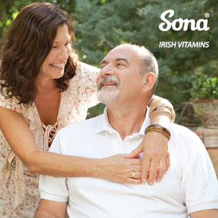  Couple enjoying a healthy lifestyle with Sona Irish Vitamins  CoQ10 Supplements