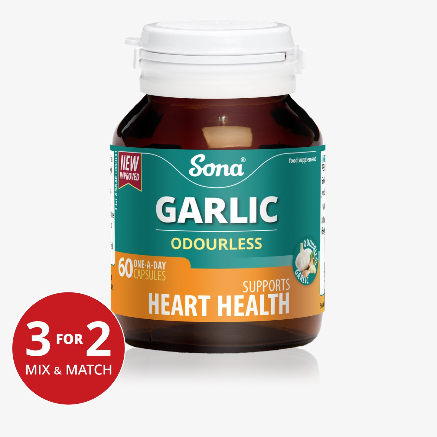 Garlic - Odourless Garlic Oil Capsules