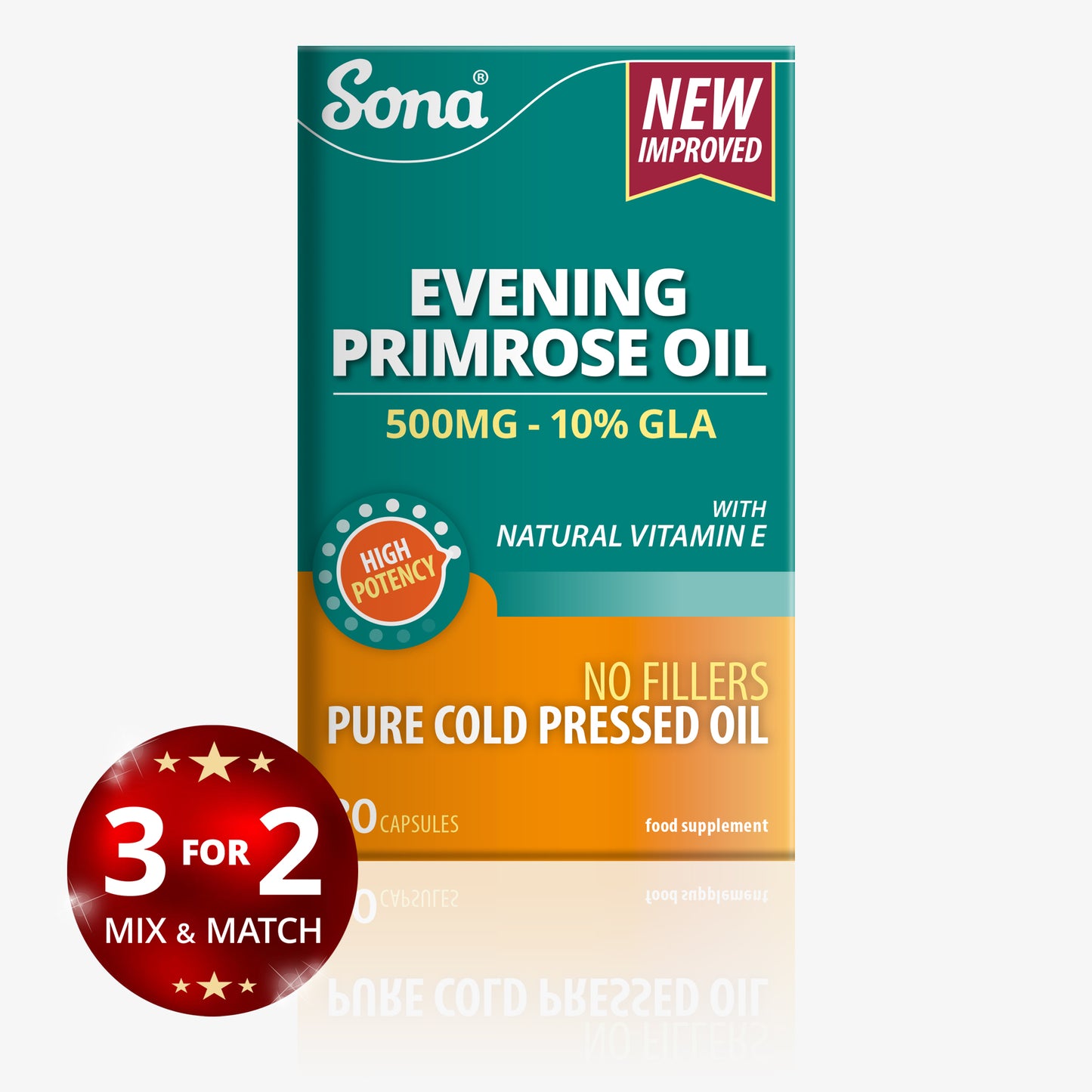Evening Primrose Oil - 500mg Capsules