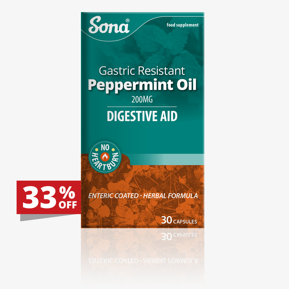 
                      
                        Peppermint Oil - Gastric Resistant Capsules
                      
                    
