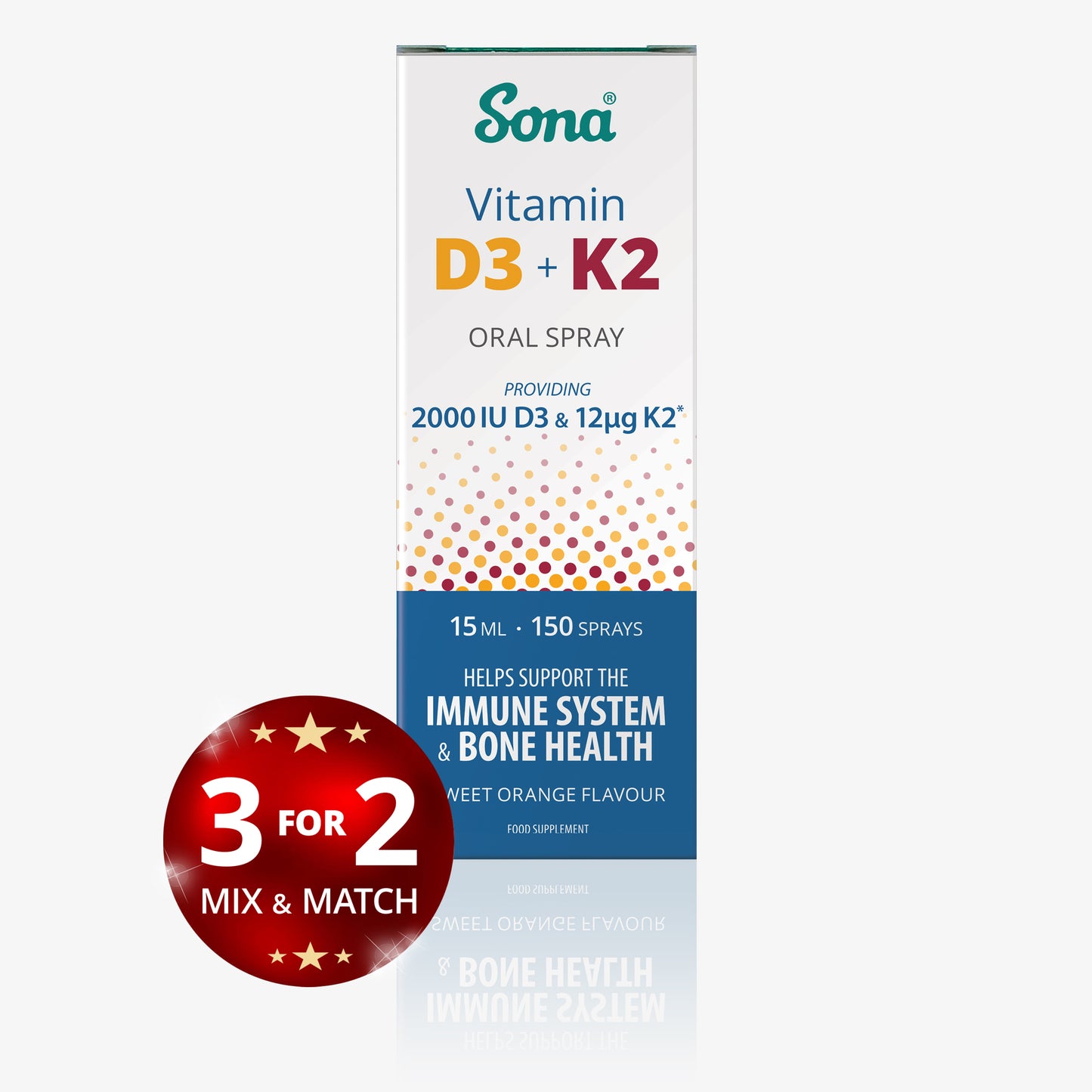 Vitamin D3 + K2 Oral Spray
