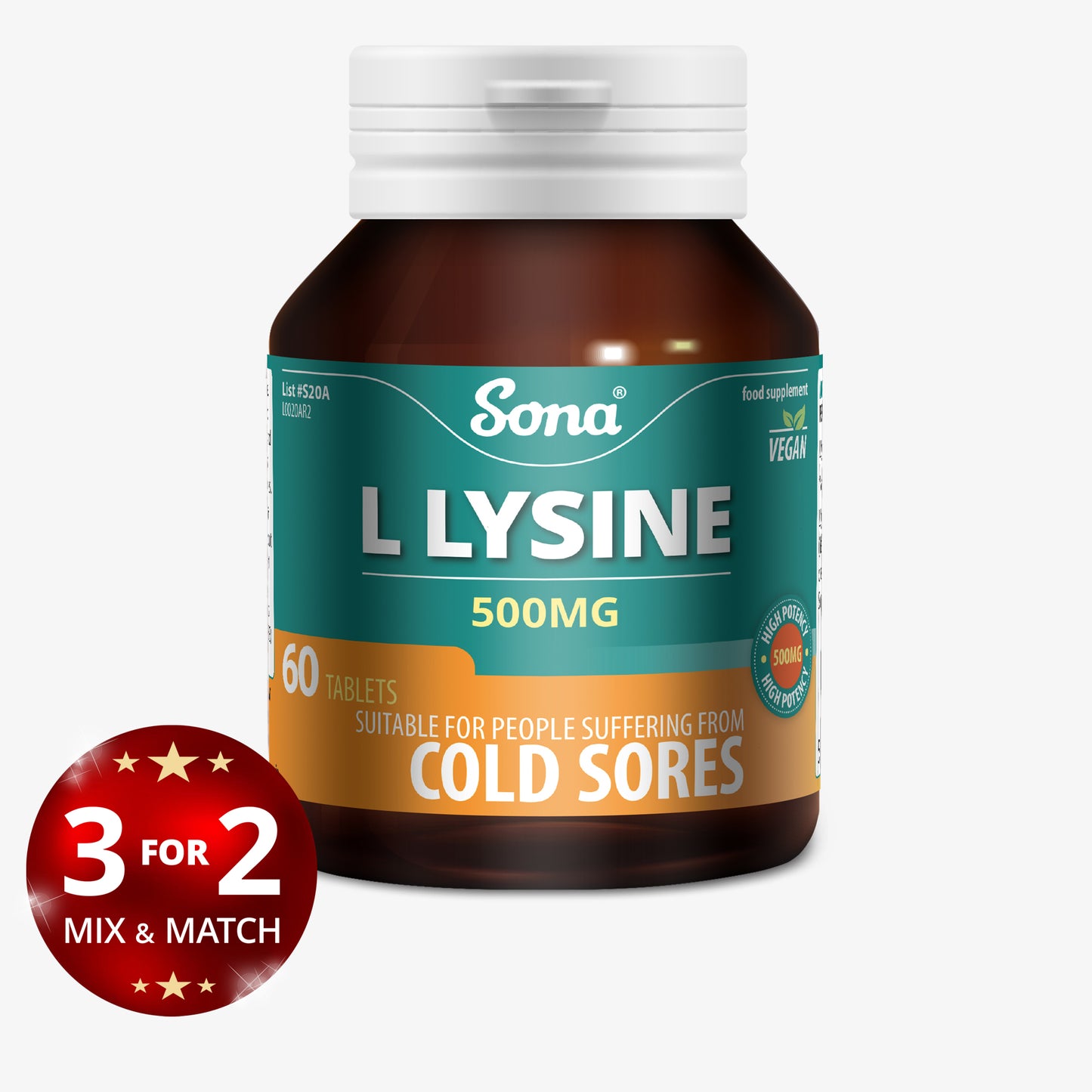 L Lysine 500mg - Lysine Tablets