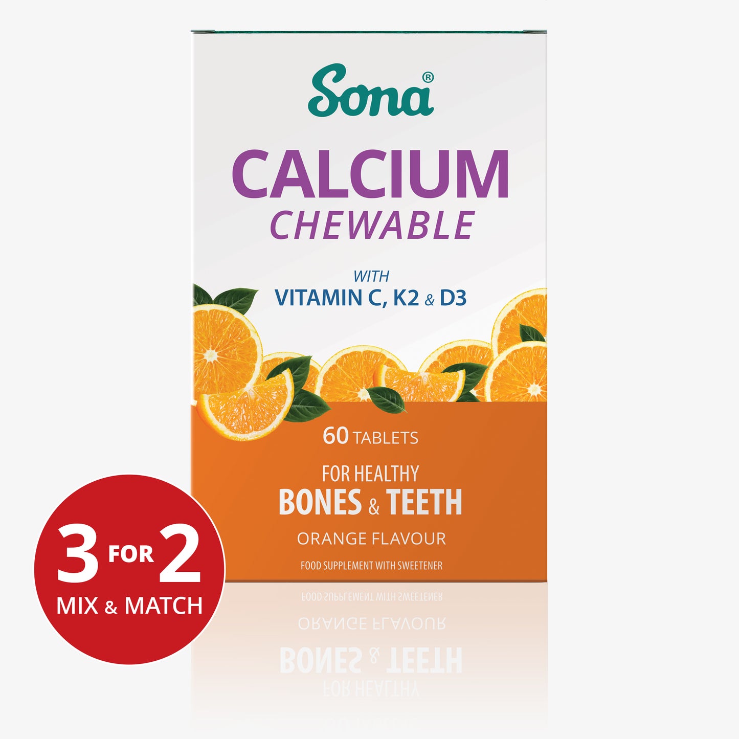 Calcium Chewable with Vitamins C, K2 and D3