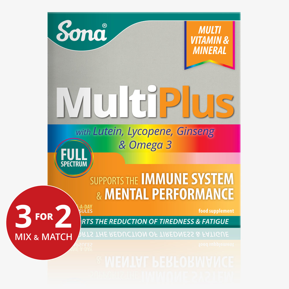 
                      
                        MultiPlus Capsules - Complete Multivitamin / Multimineral with Omega 3, Lutein and Ginseng
                      
                    