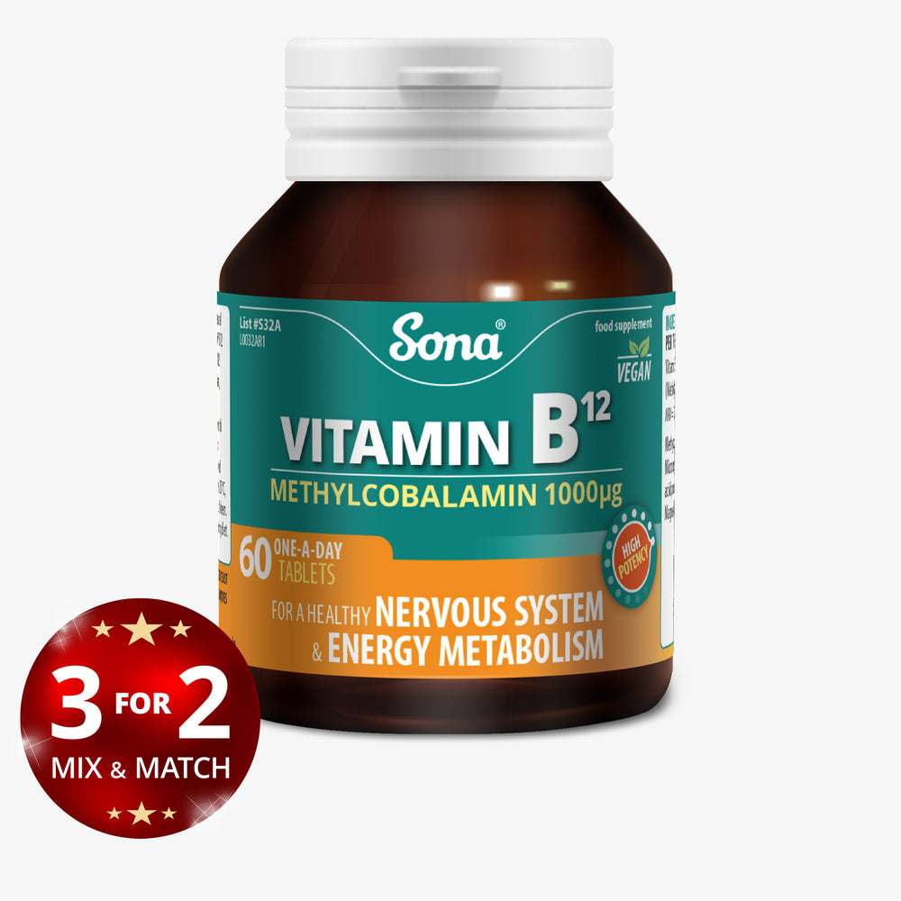 Vitamin B12 Tablets - Methylcobalamin 1000μg