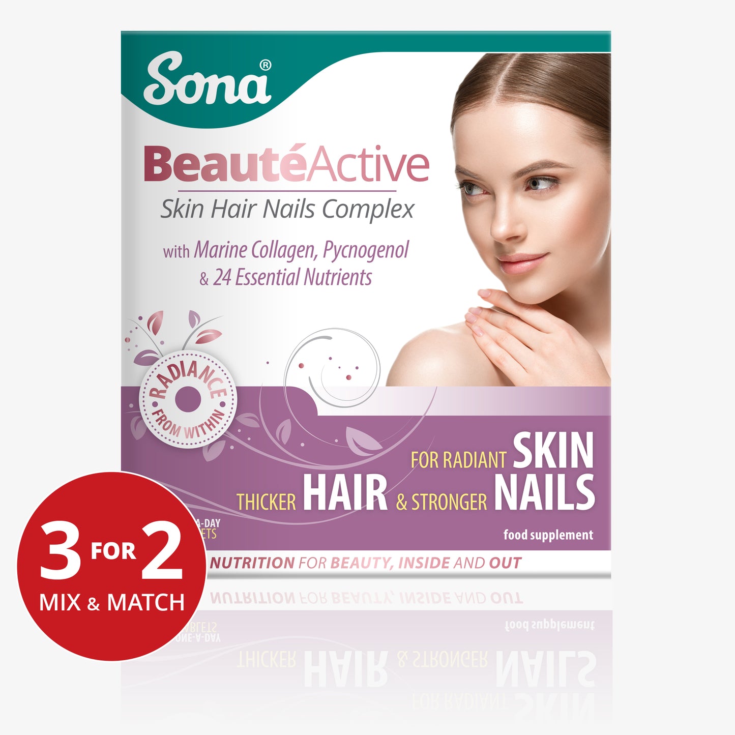 BeautéActive - Skin Hair and Nails Complex Supplement