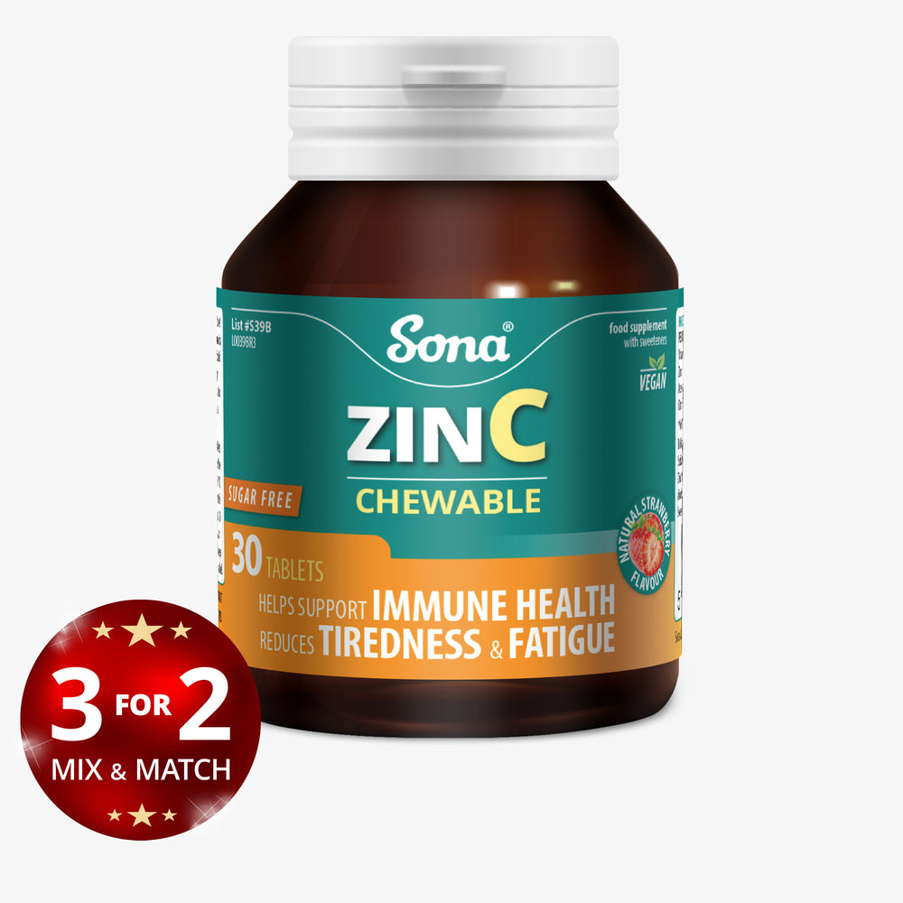ZinC - Cold formula Chewable Zinc and Vitamin C Tablets