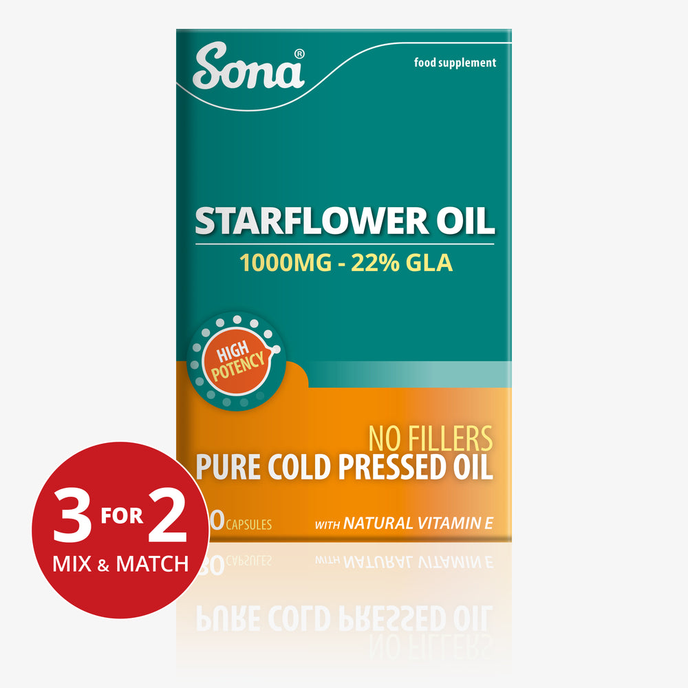 Starflower Oil - 1000mg Omega 6 Fatty Acid