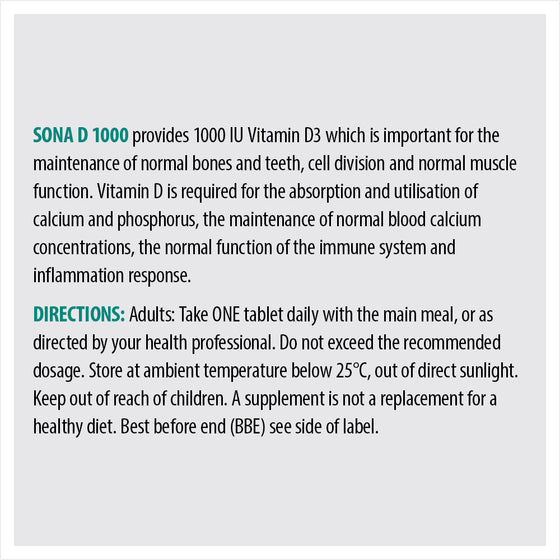 D 1000 - Vitamin D 1000 IU 120s