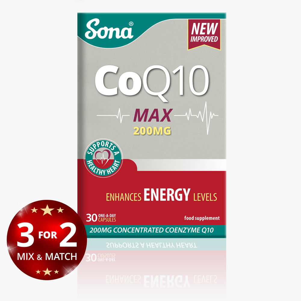 CoQ10 MAX 200mg - Coenzyme Q10 200mg Capsules