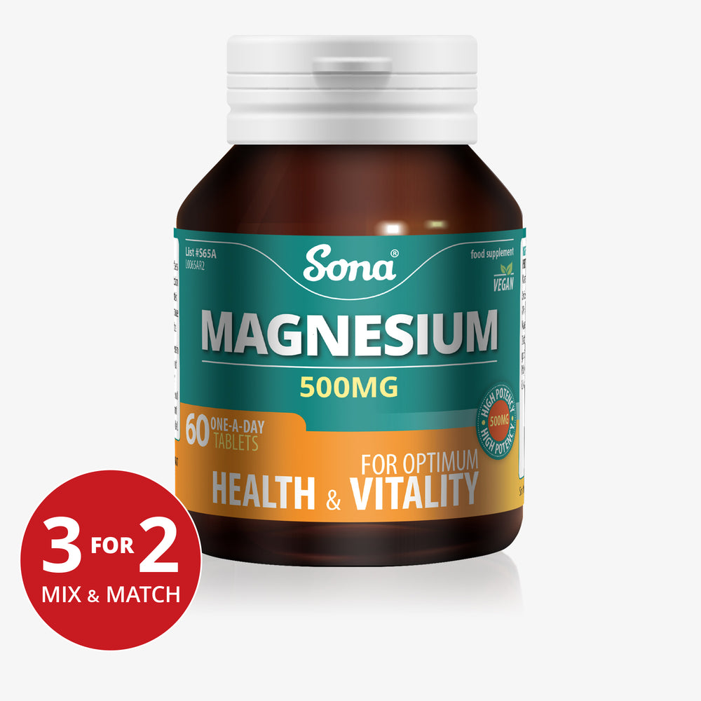 
                      
                        Magnesium - 500mg Tablets
                      
                    