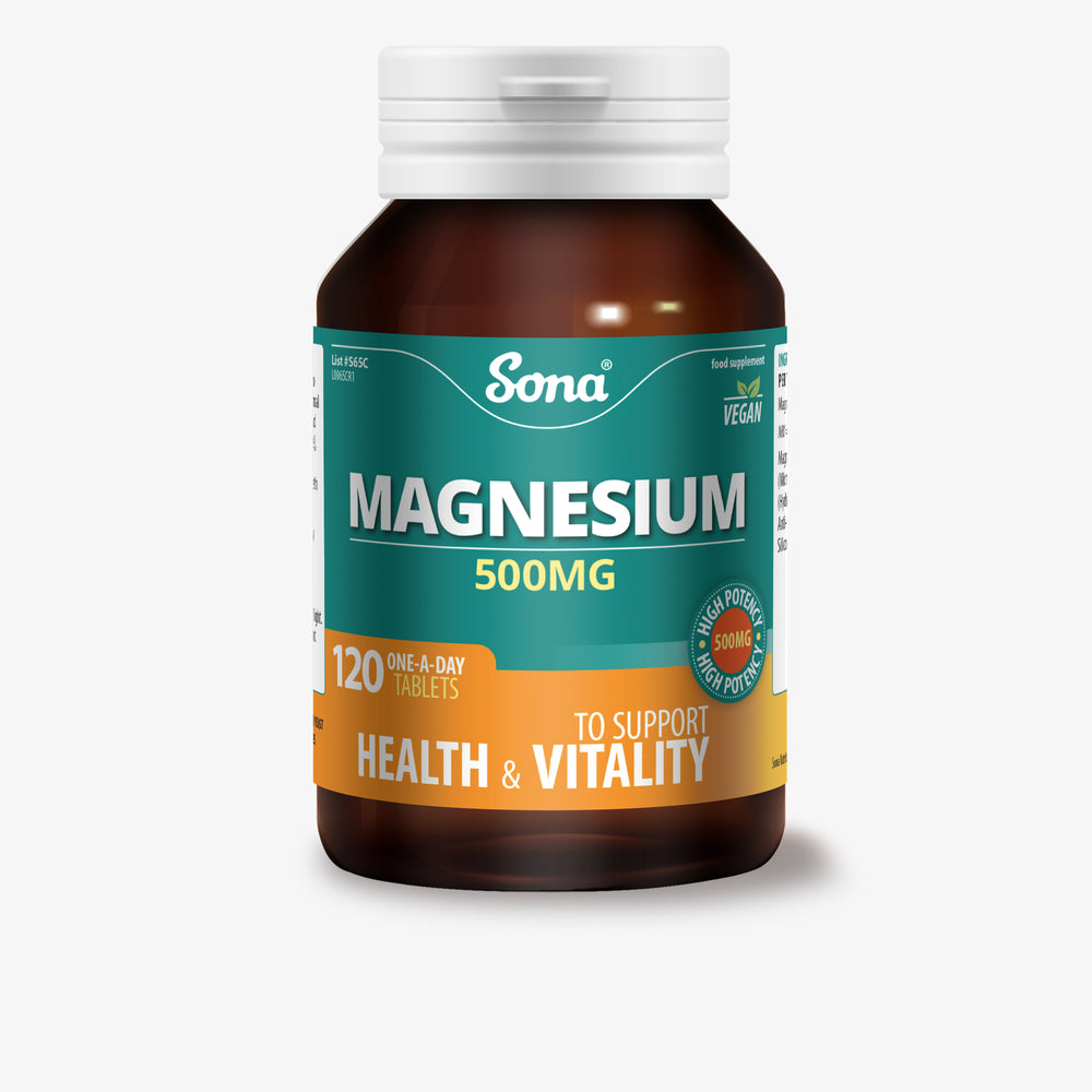 
                      
                        Magnesium - 500mg Tablets
                      
                    