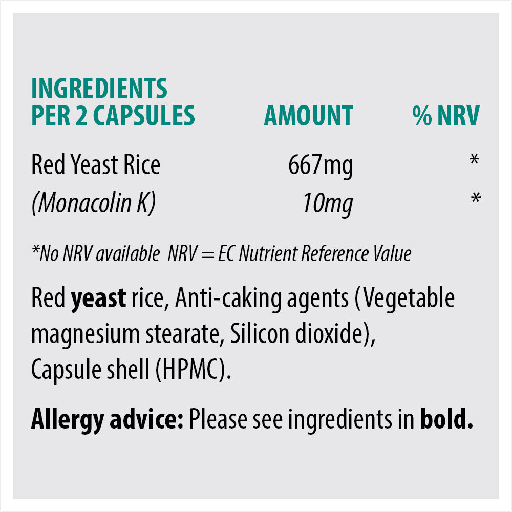 
                      
                        Red Yeast Rice - Cholesterol Supplement
                      
                    