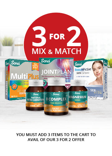Irish Vitamins & Supplements - Get 3 for 2, Mix & Match – Sona