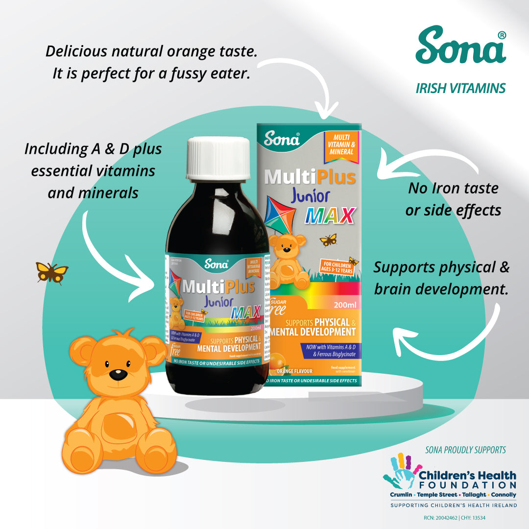 Sona MultiPlus Junior MAX – Liquid Multivitamin for Kids