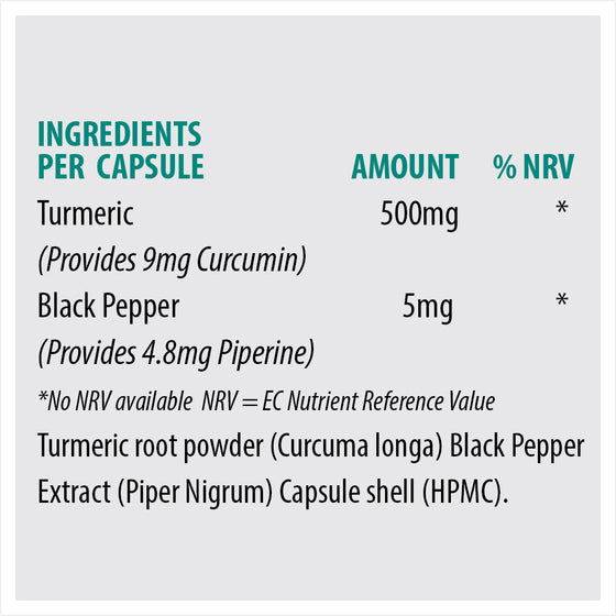 Turmeric 500mg with Black Pepper