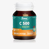 Sona C500 Vitamin C with Rose Hips tablets. Helps maintain a healthy immune system, reduction of tiredness and fatigue, collagen formation and nervous system.