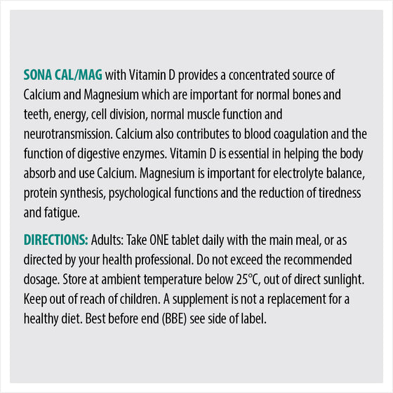 Cal / Mag -  Calcium and Magnesium Tablets with Vitamin D3