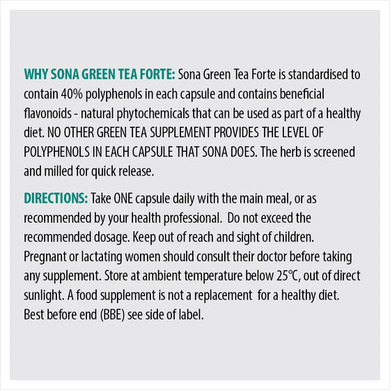 Green Tea Forte - Standardised Capsules