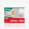 Sona ZinC throat Lozenges Vitamin C in one chewable strawberry flavoured tablet. Supports the Immune system and boosts energy. Ease sore throats. 
