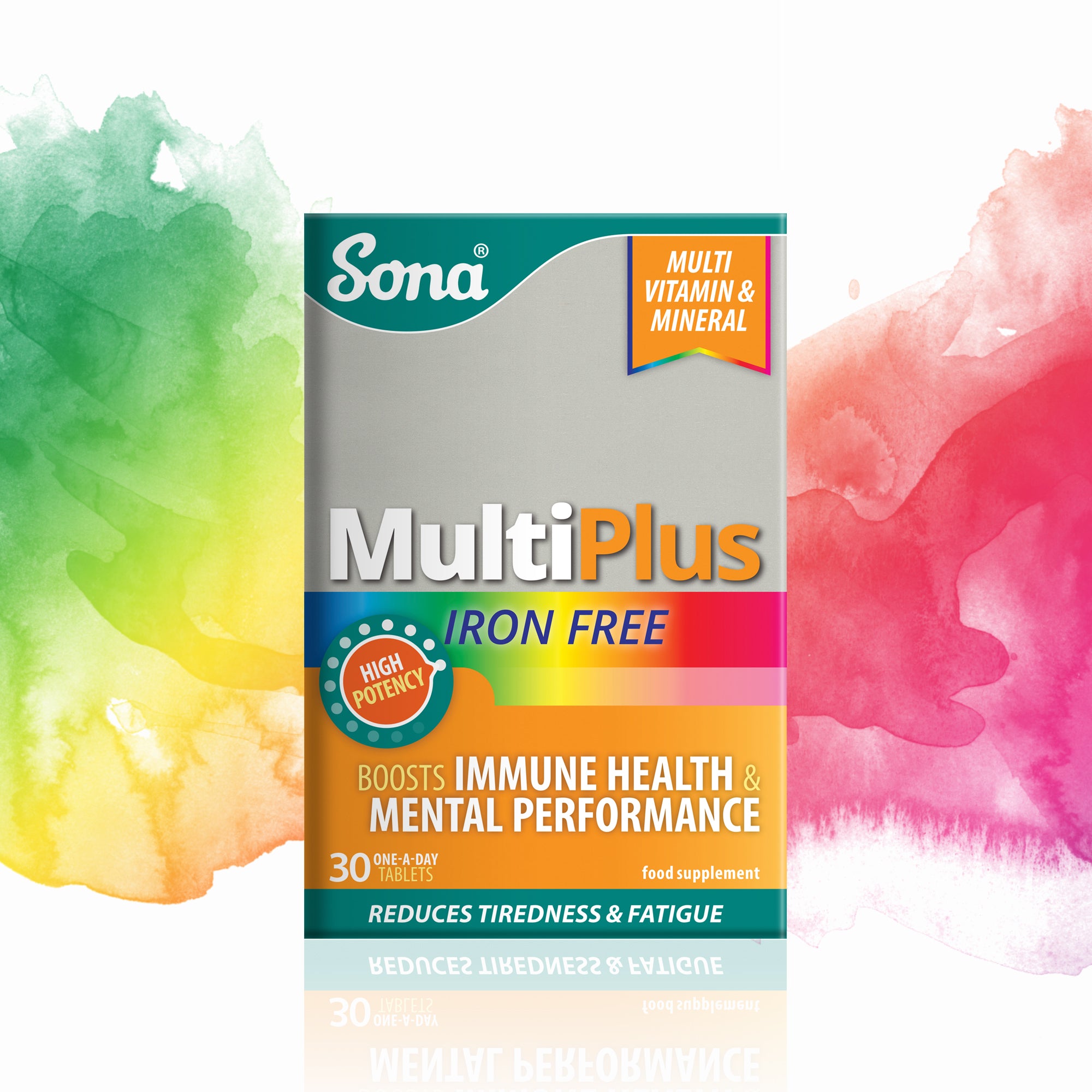 Sona MultiPlus Iron Free - Complete Multivitamin / Multimineral