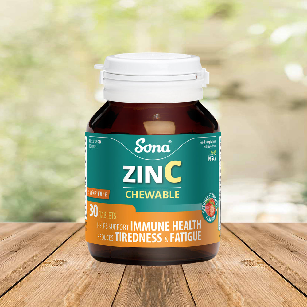 ZinC - Cold formula Chewable Zinc and Vitamin C Tablets