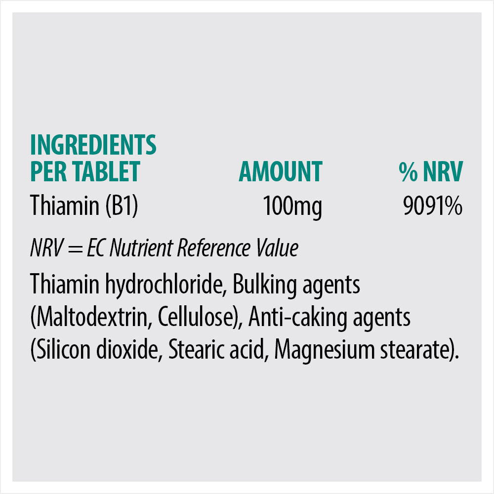 
                      
                        Thiamin 100mg - Vitamin B1
                      
                    