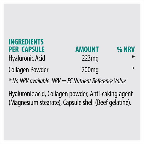 BeautéActive - Skin Complex Capsules with Collagen and Hyaluronic Acid